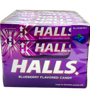Halls Blueberry Candy Cough Drops 20ct